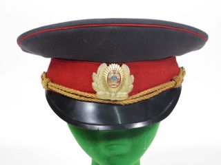 Vintage Russian Ussr Soviet Border Guard Cap Hat Military Army