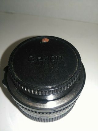 Vintage Canon Lens FD 28mm 1:2.  8 3