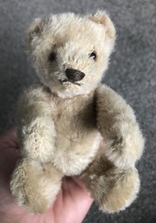Vintage 6 " Steiff Mohair Jointed Teddy Bear Toy Animal 1950s No Id Lt Brown