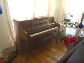 Vintage Brambach Upright Piano In (stool)