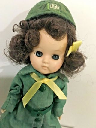 Vintage 7 1/2” GINGER Doll TERI LEE GIRL SCOUT Outfit Walker 3