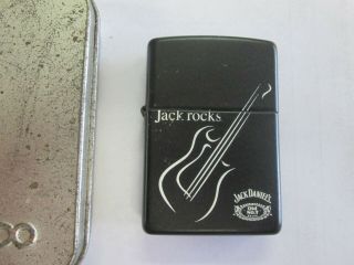 Vintage Zippo Lighter - Jack Daniels - Jack Rocks - Old No.  7 - 218jd 426