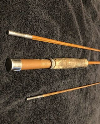 Vintage Split Bamboo Fly Rod 3 Piece Union Hardware Co