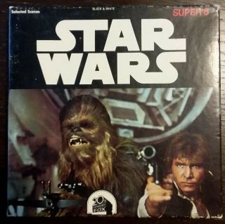 Star Wars - Vintage 1977 - Ken Films - Selected Scenes - B&w 8 Reel