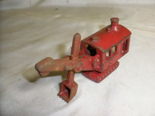 Vintage Hubley (?) Cast Iron Steam Shovel 2