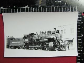 Vintage Photo Of Southern Pacific Railroad Locomotive 262 W Train Austin Texas