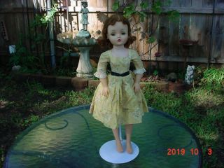 Vintage 20 " Cissy Doll Madame Alexander With Tagged Dress