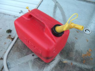 Vintage Sears 2 1/2 Gallon Gas Can With Spout And Cap
