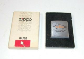 Vintage Zippo Rule Tape Measure No.  6260 Sargento Cheese Co Plymouth Wi