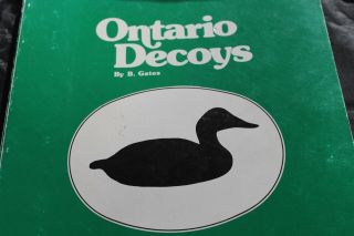 Rare Ontario Decoys Book Vintage Antique Carved Wood Duck Hunting Folk Art