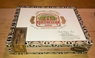 Multiple Avlbl Arturo Fuente Double Chateau 9.  5 " X7.  25 " X2.  25 " Cigar Wood Box