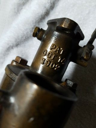 Antique Vintage Schebler Model D? Carburetor Pat Oct 14 1902 Hit Miss Engine 3