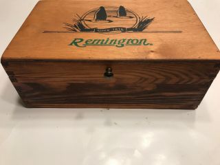 Remington Vintage Editions Wood Gun Display Ammo Box 2