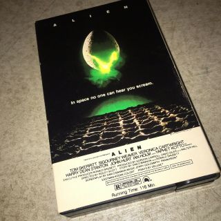Alien 1979 Ridley Scott Magnetic Video 1st Issue Beta Max Betamax Tape Vintage