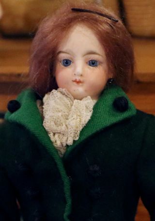 Antique 13 " French Fashion Rare Small Size Francois Gaultier Doll Poupee Peau