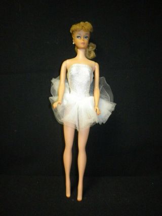 1962 6 Blonde Ponytail Barbie Ballet Suit