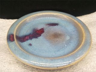 Chinese porcelain ceramic plates&dishes Blue&Red galze Yuan Jun Kiln plates2 2