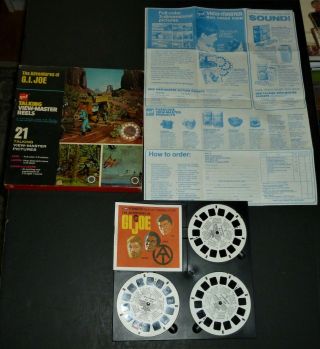 Vtg 1973 G.  I.  Joe Gaf Talking View - Master Reels Set W/ Booklet & Paperwork