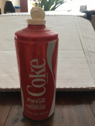 Vintage Coca - Cola 500ml Aluminum Can With Resealable Plastic Cap Top