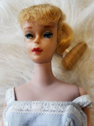 1961 Barbie Ponytail Doll 5 Blonde 1960 