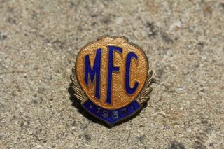 Vintage 1937 Melbourne Football Club Membership Badge,  Medal,  Medallion