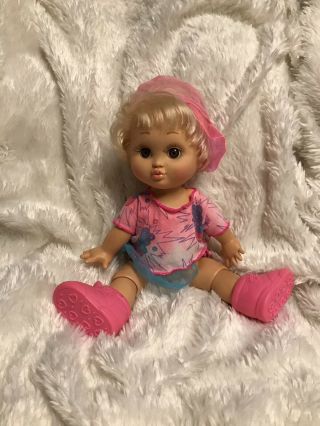 Vintage Galoob Baby Face Doll 4 So Loving Laura 1990 Jointed/poses