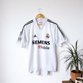 Vintage Real Madrid 2004/2005 Home Football Shirt La Liga Camiseta