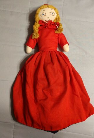 20 " Little Red Riding Hood,  Grandma,  Wolf Topsy Turvy Flip 3 In 1 Vintage Doll