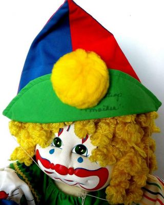 Rare Vintage Cabbage Patch Kids Doll BABY CAKES CLOWN Soft Sculpture 1989 3