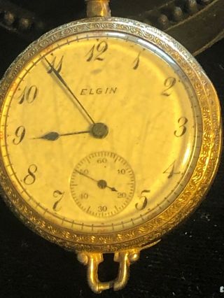 Antique Pocket Watch Elgin 1911.  Size 0.  17jewel.  Gr 264.  15770033