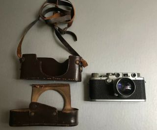 Antique Vintage Leica D.  R.  P.  Camera Nr 605448 Ernst Leitz Wetzlar Germany