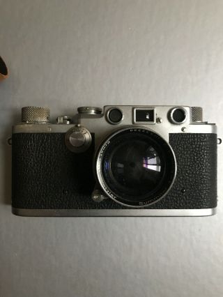 Antique Vintage Leica D.  R.  P.  Camera Nr 605448 Ernst Leitz Wetzlar Germany 3