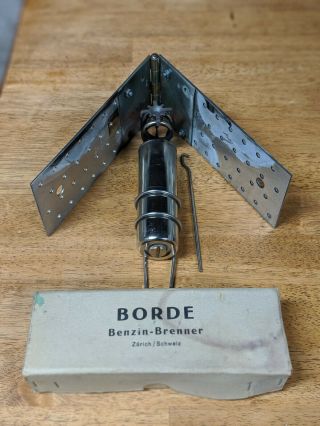 Borde Benzin Brenner Camp Stove - Vintage - Bomb Stove