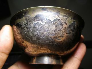 Rare Chinese Sterling Silver Bowl (shanghai 老天寶)