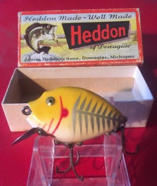Heddon 9630 Xry Punkinseed And Box Vintage Plastic Fishing Lure Dowagiac Spook