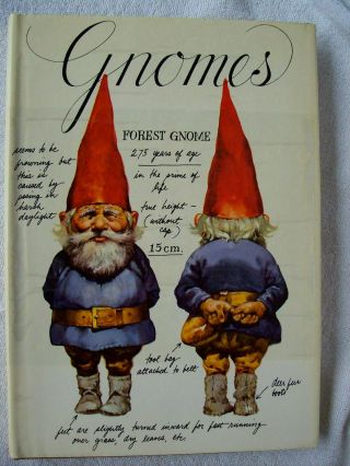 Vintage 1979 Book “gnomes” Wil Huygen,  Illus Poortvliet,  Peacock/bantam,  H/c,  Dj