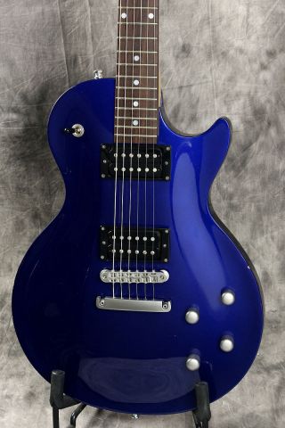 Burny LG - 480 Blue color Electric guitar Les Paul Type with HardCase 3