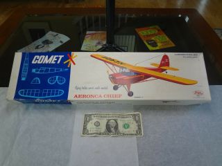Vintage Comet Aeronca Chief Balsa Model Airplane Kit 3506 / 30 " / Nib / Rc Cox