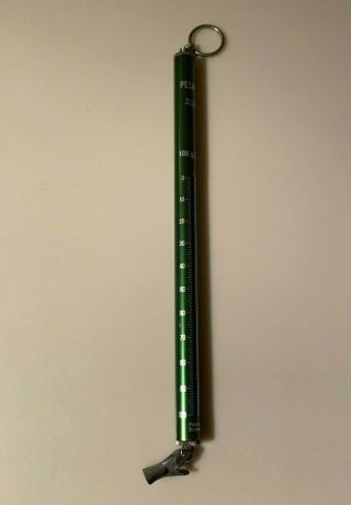 Vintage Pesola Green Alloy 100 Gm Spring Scale Swiss Made