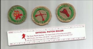 Boy Scouts - Uk Proficiency Badges - Vintage