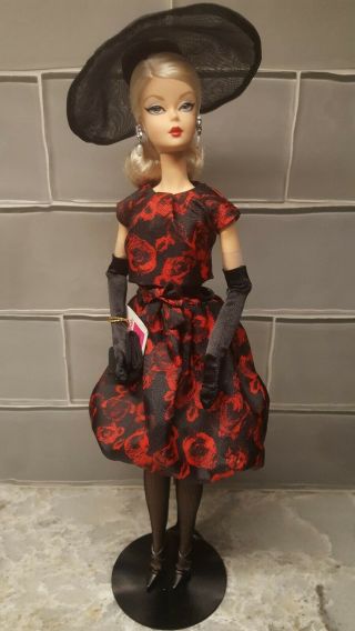 Silkstone Elegant Rose Cocktail Dress Barbie Doll By Robert Best Gold Label