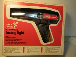 Sears Vintage Timing Light 28 21171 W Box Automotive Dc Powered Tool Us Shi