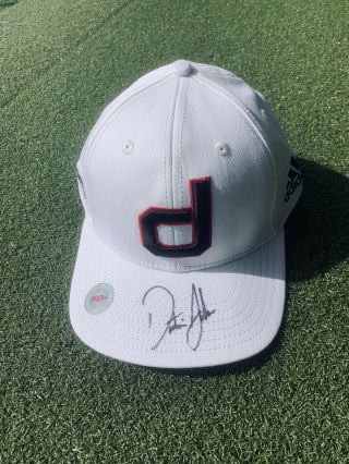 Dustin Johnson Autographed Hat