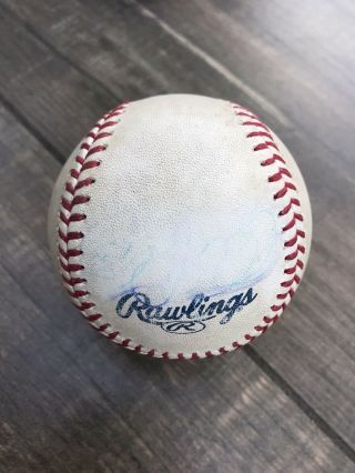 Mike Trout Signed Autographed Game ROMLB ball 3
