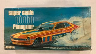 Aurora 1/16 Scale Pinto Funny Car Model Kit Complete,  Inside