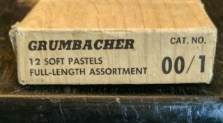 2 Vintage GRUMBACHER soft finest pastels for artist boxes 24 2