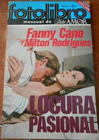 Amor Book Photonovel Fanny Cano Sexy Women Milton Rodriguez 70s Vintage Love Hot