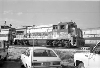 B&w Negative Auto - Train Railroad Diesel Loco 4000 Sanford,  Fl 1978