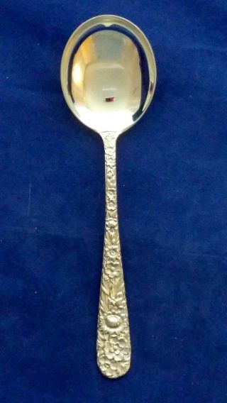 Kirk Repousse Sterling Silver Set Of 8 Cream Soup Spoons Professionally Polished