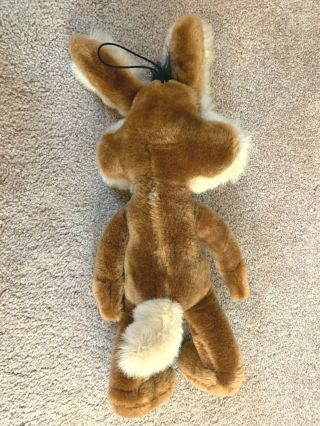 Vintage Warner Brothers Wile E Coyote Plush Stuffed Animal Mighty Star 18 Inch 2